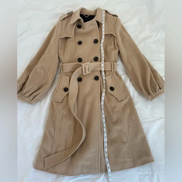 Banana Republic Tan Wool/Cashmere Coat - Picture 9 of 16